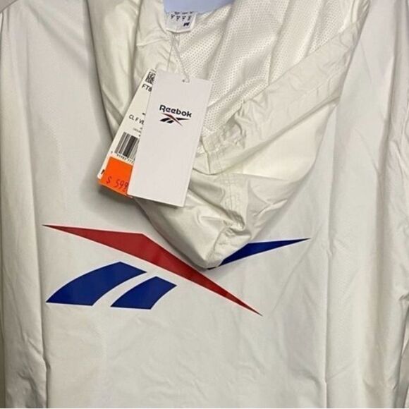 Reebok CL F Vector Windbreaker Women's Size M - Picture 3 of 5